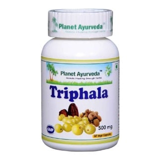Planet Ayurveda Triphala (500 mg), 60 veggie capsule(s)