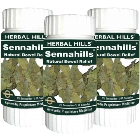 Herbal Hills SennaHills, 60 capsules - Pack of 3 Herbal Hills SennaHills, 60 capsules - Pack of 3