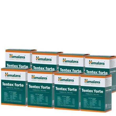 Himalaya Tentex Forte, 10 tablet(s) - Pack of 8 Himalaya Tentex Forte, 10 tablet(s) - Pack of 8