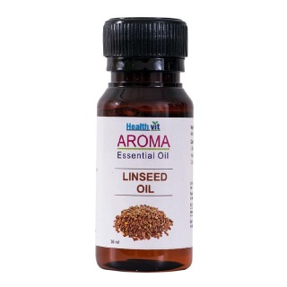 Healthvit Aroma Linseed Oil, 30 ml for All Skin Types