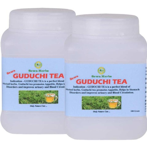 Sewa Herbs Guduchi Tea, Natural 100 g - Pack of 2 Sewa Herbs Guduchi Tea, Natural 100 g - Pack of 2