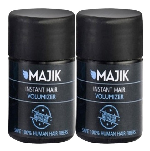 Majik Instant Hair Volumizer, Light Brown 7 g - Pack of 2 Majik Instant Hair Volumizer, Light Brown 7 g - Pack of 2
