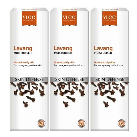 VLCC Lavang Moisturiser - Pack of 3, 100 ml Skin Defense VLCC Lavang Moisturiser - Pack of 3, 100 ml Skin Defense