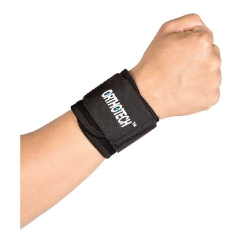 Orthotech Wrist Support (OR5110), Black Free Size Orthotech Wrist Support (OR5110), Black Free Size