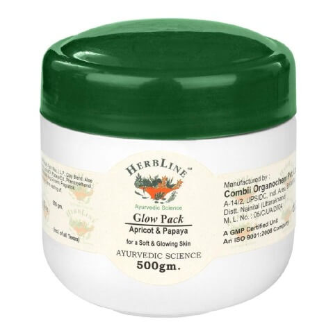 Herbline Glow Pack, 500 g Apricot & Papaya Herbline Glow Pack, 500 g Apricot & Papaya