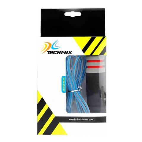 Technix Super Max Skipping Rope (5109), Blue Free Size Technix Super Max Skipping Rope (5109), Blue Free Size