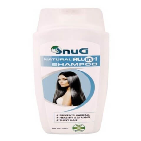 SnuG Natural All In 1 Shampoo,  200 ml  All Hair Type 