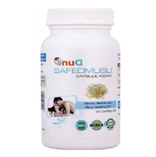 SnuG Safed Musli 400MG, 60 capsules