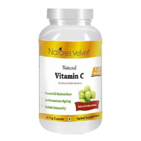 Natures Velvet Vitamin C Natural, Unflavoured 60 veggie capsule(s) Natures Velvet Vitamin C Natural, Unflavoured 60 veggie capsule(s)