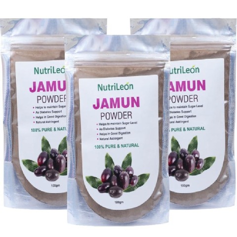 NutriLeon Jamun Powder - Pack of 3, 100 g NutriLeon Jamun Powder - Pack of 3, 100 g