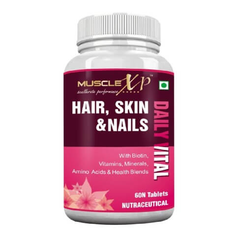 MuscleXP Hair, Skin & Nails MultiVitamin, Unflavoured 60 tablet(s) MuscleXP Hair, Skin & Nails MultiVitamin, Unflavoured 60 tablet(s)