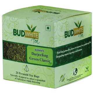 Budwhite Darjeeling Green Classic Tea, 20 Piece(s)/Pack Natural