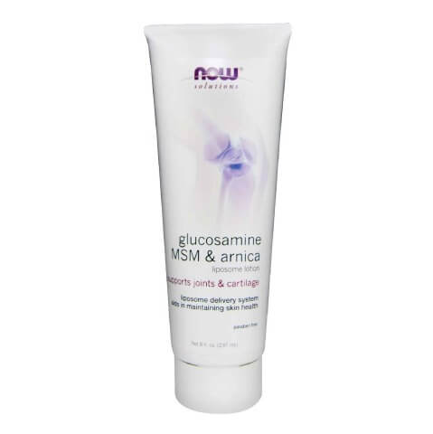 Now Glucosamine MSM & Arnica Liposome Lotion, 237 ml Now Glucosamine MSM & Arnica Liposome Lotion, 237 ml