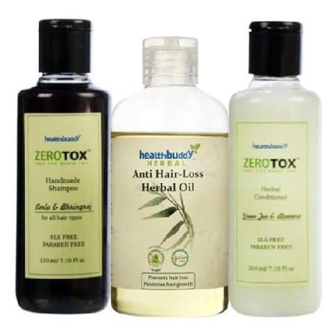 Healthbuddy Hair Fall Solution Pack, Anti Hair Fall 3 Piece(s)/Pack Healthbuddy Hair Fall Solution Pack, Anti Hair Fall 3 Piece(s)/Pack