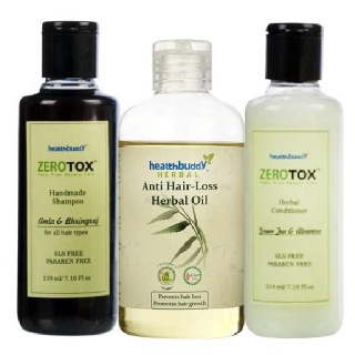 Healthbuddy Hair Fall Solution Pack, Anti Hair Fall 3 Piece(s)/Pack