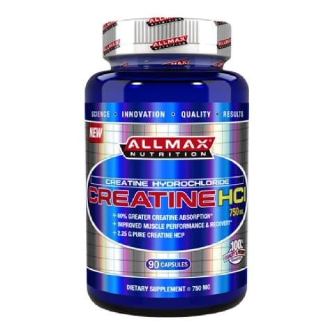 Allmax Creatine HCL, 90 capsules Unflavoured Allmax Creatine HCL, 90 capsules Unflavoured