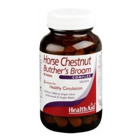 HealthAid Horse Chestnut Butchers Broom Complex, 60 tablet(s) HealthAid Horse Chestnut Butchers Broom Complex, 60 tablet(s)