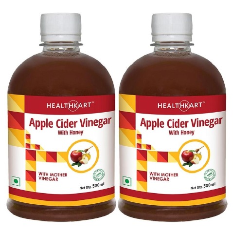 HealthKart Apple Cider Vinegar With Honey - Pack of 2 HealthKart Apple Cider Vinegar With Honey - Pack of 2