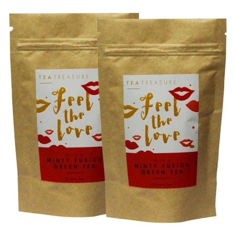 Tea Treasure Green Tea - Pack of 2 50 g Minty Fusion Tea Treasure Green Tea - Pack of 2 50 g Minty Fusion