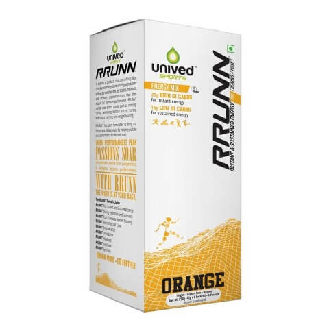 Unived RRUNN Pre Instant & Sustained Energy, 0.250 kg Orange Unived RRUNN Pre Instant & Sustained Energy, 0.250 kg Orange