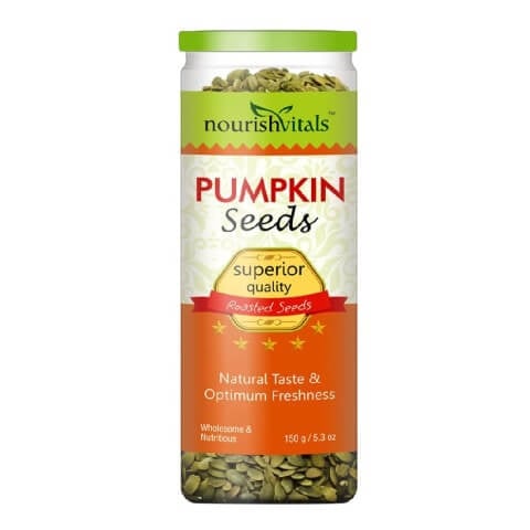 NourishVitals Roasted Pumpkin Seeds, Natural 0.150 kg NourishVitals Roasted Pumpkin Seeds, Natural 0.150 kg