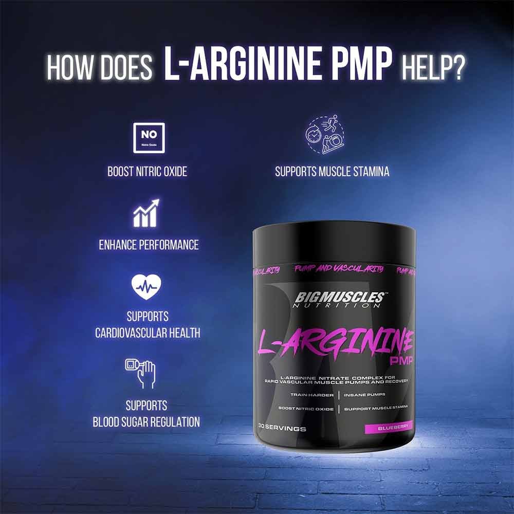 6 - Big Muscles L-Arginine PMP Blueberry,  0.19 lb 