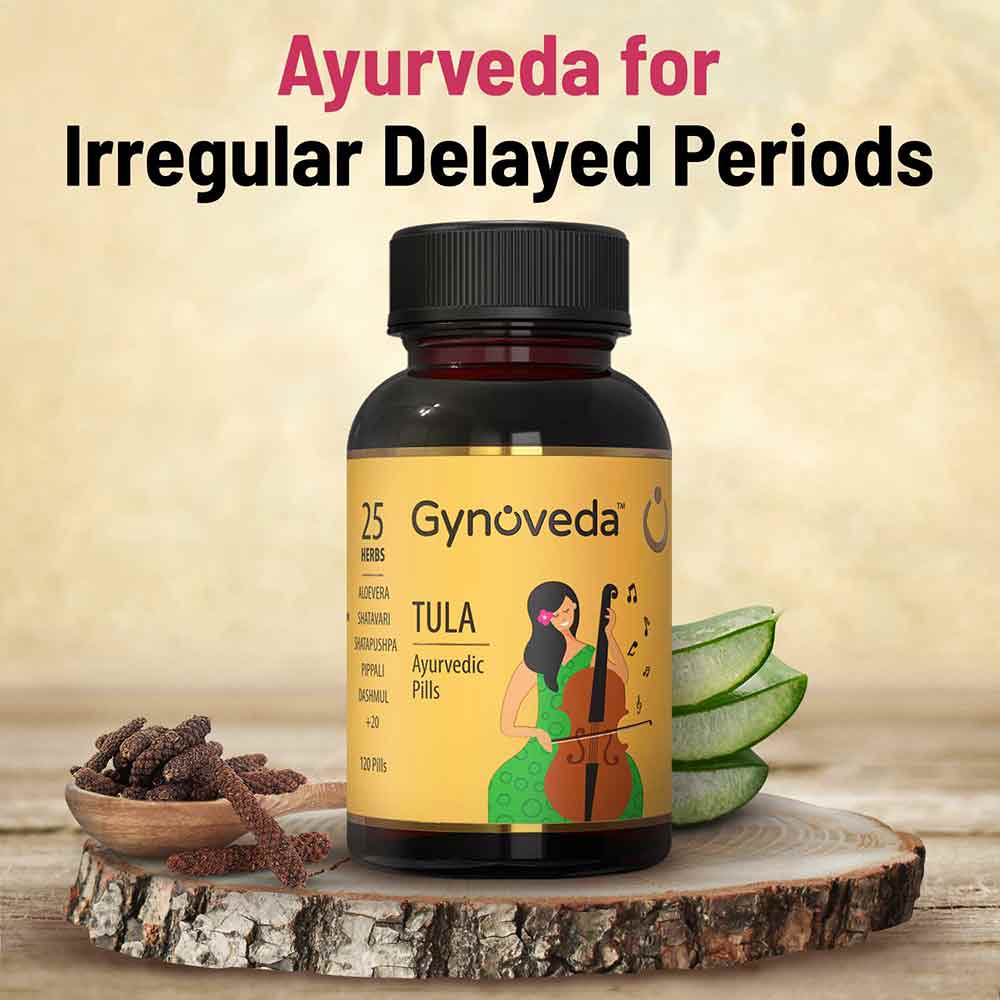 8 - Gynoveda TULA Ayurvedic Pills - Pack of 3,  120 tablet(s) 