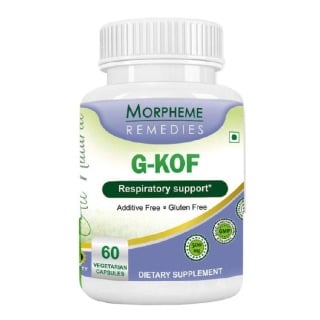 Morpheme Remedies G-Kof (500 mg), 60 veggie capsule(s)
