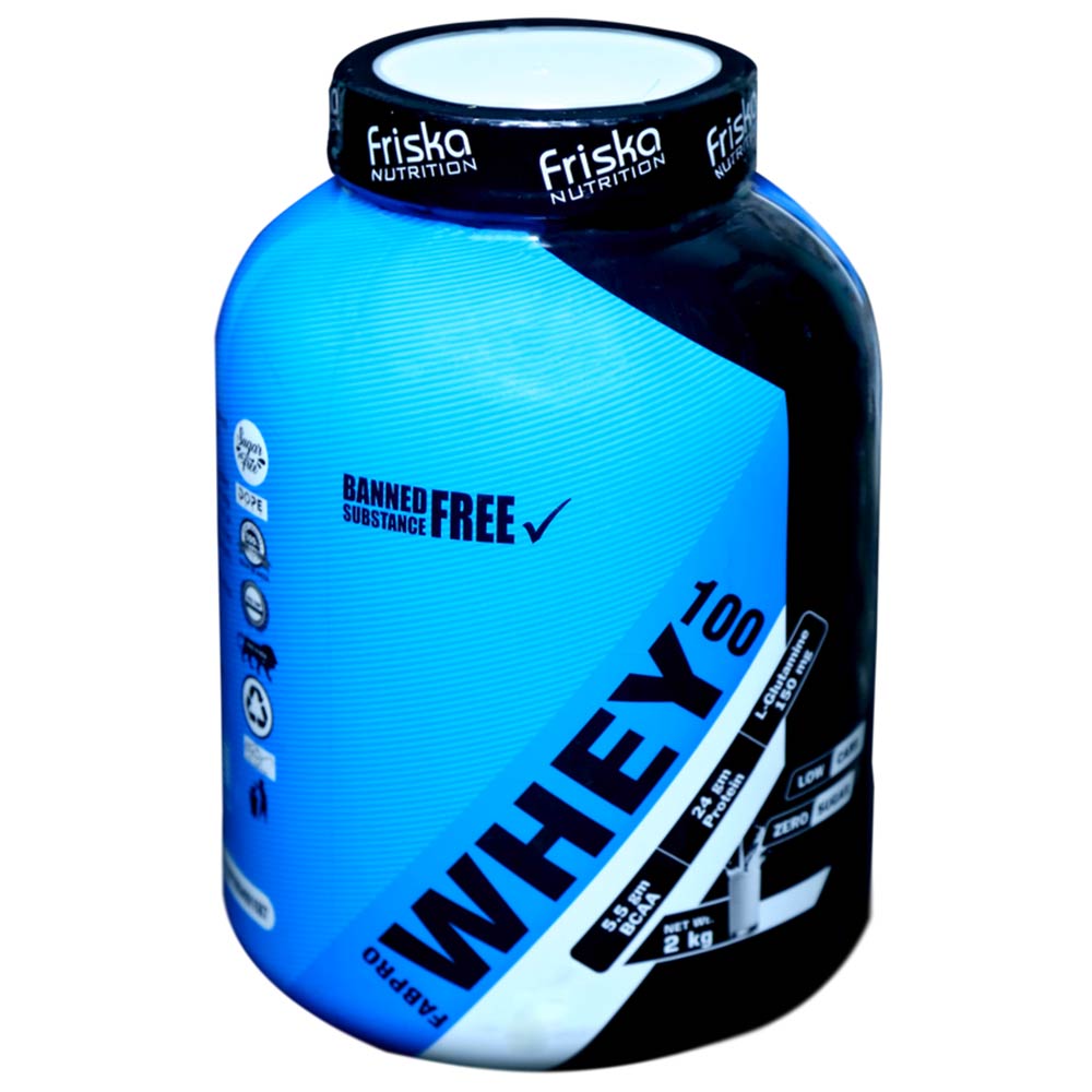 3 - Friska Nutrition Fabpro Whey 100,  4.4 lb  Cafe Mocha 