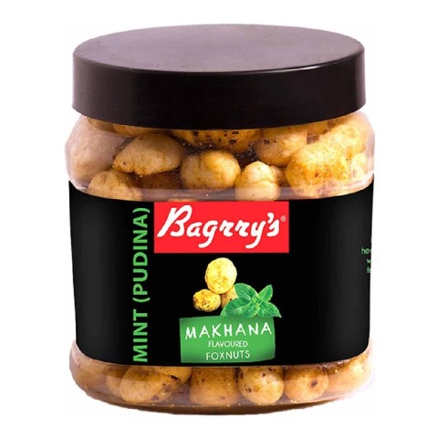 1 - Bagrrys Makhana Flavoured Foxnuts, Mint (Pudina) 100 g