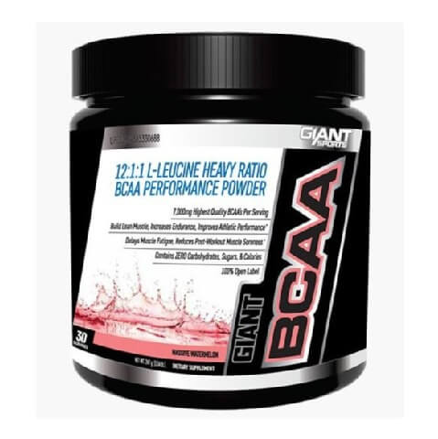 Giant Sports BCAA Powder, 0.54 lb Water Melon Giant Sports BCAA Powder, 0.54 lb Water Melon