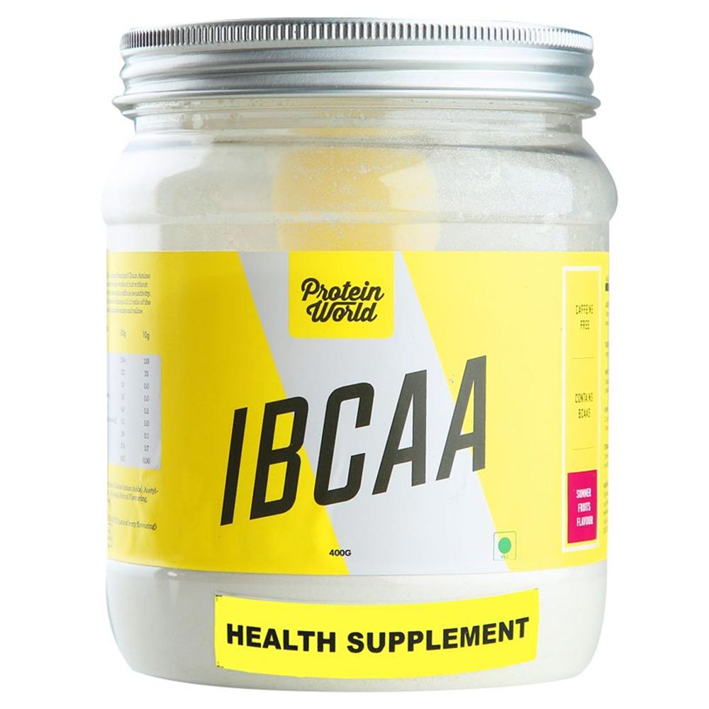 6 - Protein World IBCAA,  0.88 lb  40 Servings  Summer Fruits 