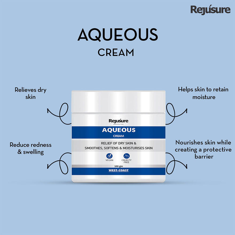 3 - Rejusure Aqueous Cream,  100 g  for All Skin Type 