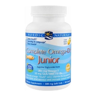 Nordic Naturals Complete Omega-D3 Junior Lemon, 90 softgels