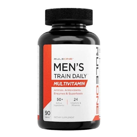 1 - Rule One Men's Train Daily Multivitamin,  90 tablet(s)  Unflavoured 