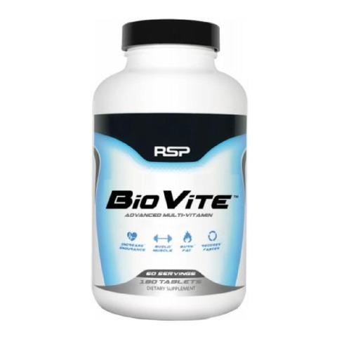 RSP Nutrition BioVite Multivitamin,  180 tablet(s)  Unflavoured 