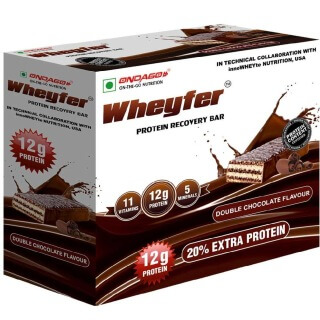 Ondago Wheyfer Protein Recovery Bar, 6 Piece(s)/Pack Double Chocolate