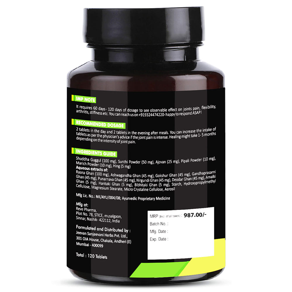 3 - Jeevan Sanjeevani Joints Health,  120 tablet(s) 
