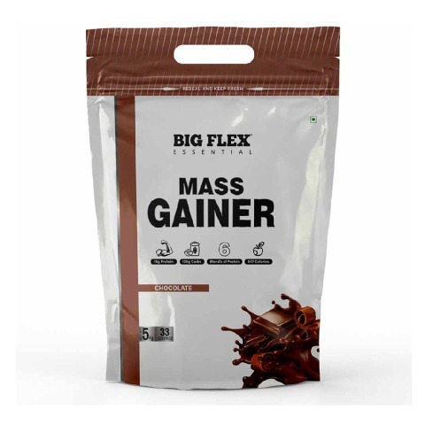 1 - Big Flex Essential Mass Gainer,  11 lb  Chocolate 