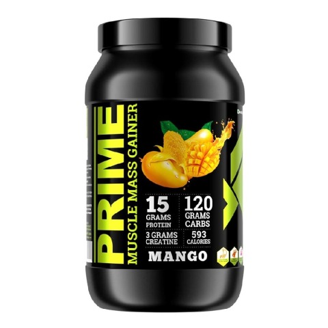 Big Flex Prime Muscle Mass Gainer,  2.2 lb  Mango 