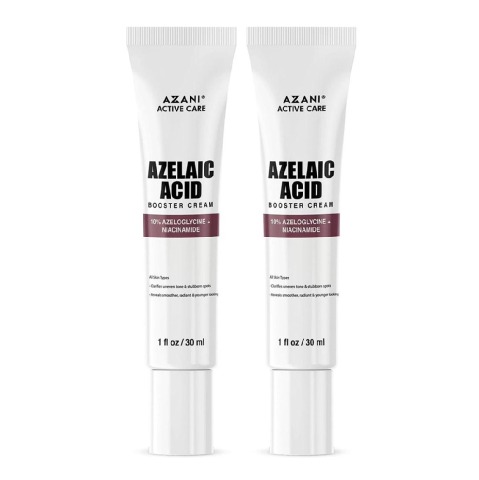 1 - Azani Active Care Azelaic Acid Booster Cream,  30 ml  for All Skin Types (Pack of 2) 