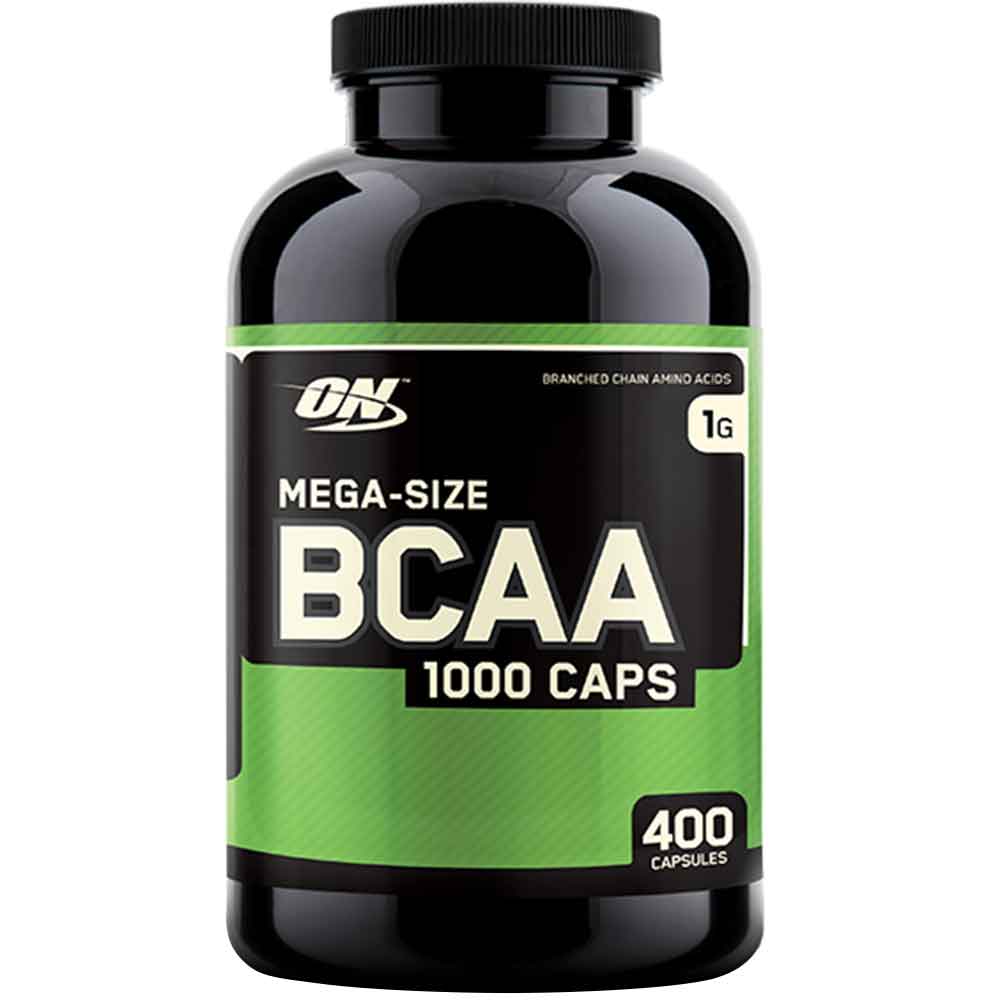 ON (Optimum Nutrition) BCAA,  400 capsules  200 Servings  Unflavoured 