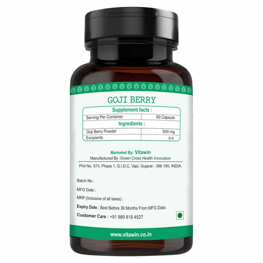 4 - VITAWIN Goji Berry,  60 capsules  Unflavoured 