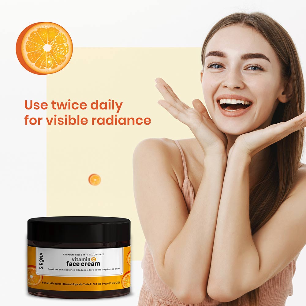 8 - Sirona Vitamin C Face Cream,  50 g  for All Skin Type 