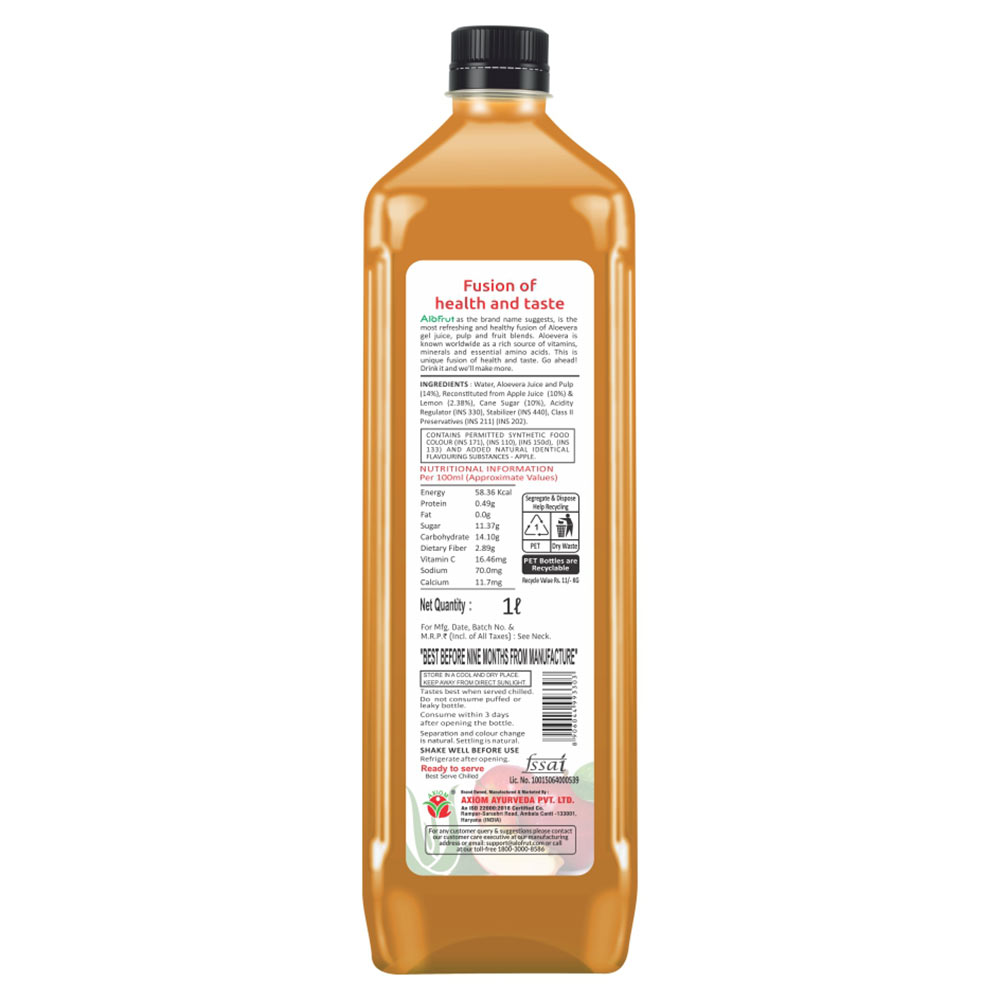 2 - Alo Frut Apple Aloevera Juice,  1 L  Apple 