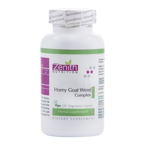 Zenith Nutrition Horny Goat Weed Complex, 120 capsules Zenith Nutrition Horny Goat Weed Complex, 120 capsules