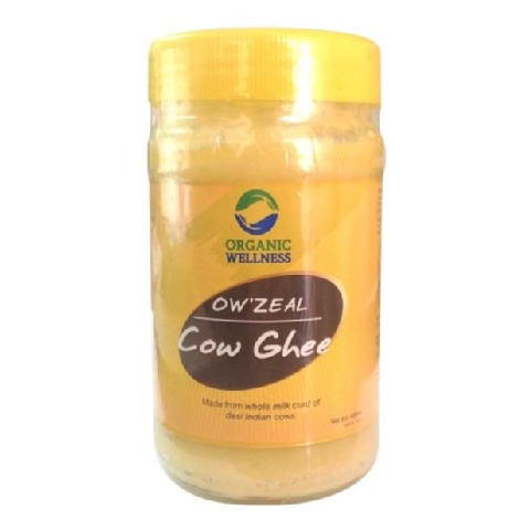 Organic Wellness OW'Zeal Cow Ghee,  Natural  0.400 L 