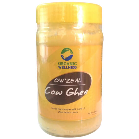 Organic Wellness OW'Zeal Cow Ghee,  Natural  0.400 L 