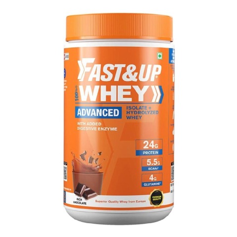Fast & Up Whey Advanced - Isolate + Hydrolyzed Whey,  1.01 lb  Rich Chocolate 