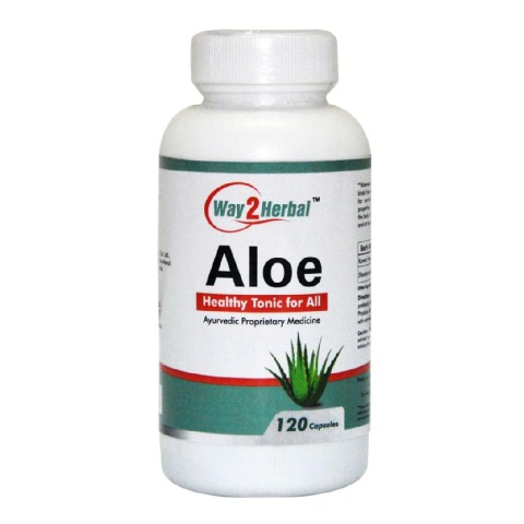Way2Herbal Aloe, 120 capsules